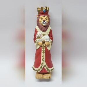 Vintage Porcelain THE LION KING & THE LAMB Religious Catholic Protestant